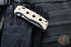 Benchmade Adamas- Tan Handle- Black Part Serrated Blade 275SBKSN