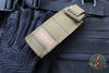 Benchmade Adamas- Tan Handle- Black Part Serrated Blade 275SBKSN
