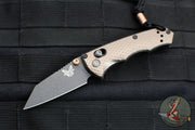 Benchmade Full Immunity Manual Folder- FDE Aluminum Handle- Black Wharncliffe Edge- 290BK-1