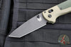 Benchmade Redoubt- Tanto Edge- Ranger Green Grivory Handle- Black Plain Edge Blade 431BK-1