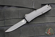 Benchmade OM OTF Knife- Single Edge- Black Handle- Black Plain Edge Blade 4850BK