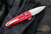 Benchmade Lowden- Axis Lock Flipper- Phoenix Red Aluminum Handle- Gray M390 Blade 491GY-01