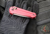 Benchmade Lowden- Axis Lock Flipper- Phoenix Red Aluminum Handle- Gray M390 Blade 491GY-01