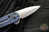 Benchmade Lowden- Axis Lock Flipper- Crater Blue Aluminum Handle- Satin M390 Blade 491