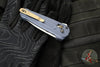 Benchmade Lowden- Axis Lock Flipper- Crater Blue Aluminum Handle- Satin M390 Blade 491
