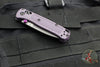 Benchmade Mini Bugout- Drop Point- Purple Grivory Handle- Gray Blade 533GY-09