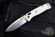 PREOWNED- Benchmade Bugout- Drop Point- Tan Handle- Stonewash Blade 535-12