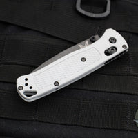 Benchmade Bugout- Drop Point- Storm Gray Handle- Black Blade 535BK-08