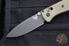 Benchmade Bugout- Drop Point- Ranger Green Handle- Smoked Gray Blade 535GRY-1