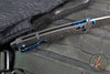 Benchmade Bailout- Tanto Edge- Carbon Fiber Handle- Stonewash Plain Edge- Blue Hardware 537-09