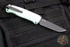 Benchmade Shootout OTF Auto Knife- Tanto Edge- Sea Foam Green Handle- Black DLC Finished Plain Edge 5370BK-03