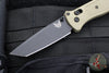 Benchmade Bailout- Tanto Edge- Ranger Green Grivory Handle- Black Plain Edge 537BK-06