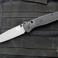 Benchmade Bailout- Tanto Edge- Black Body- Gray Plain Edge 537GY