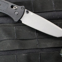 Benchmade Bailout- Tanto Edge- Black Body- Gray Plain Edge 537GY