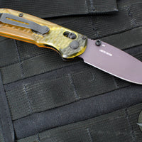 Benchmade Mini-Freek- Limited Edition- Ultem Handle- Purple Plain M4 Steel Blade 565PL-2501