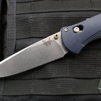 Benchmade Barrage Axis-Assisted Folder- Blue Canyon Richlite Handle- Stonewash Finished CPM-S30V Blade 581-03