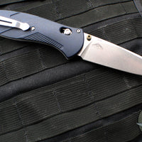 Benchmade Barrage Axis-Assisted Folder- Blue Canyon Richlite Handle- Stonewash Finished CPM-S30V Blade 581-03