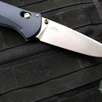 Benchmade Barrage Axis-Assisted Folder- Blue Canyon Richlite Handle- Stonewash Finished CPM-S30V Blade 581-03