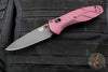 Benchmade Barrage Axis-Assisted Folder- Redstone Richlite Handle- Cobalt Cerakoted Finished CPM-S30V Blade 581BK-04