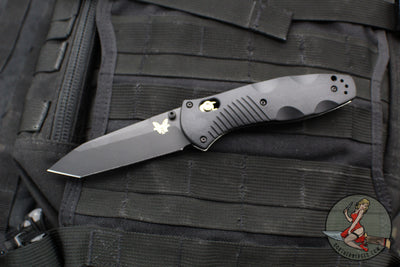 Benchmade Barrage Axis-assisted- Tanto Edge- Black Handle- Black Blade 583BK