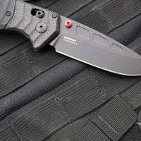 Benchmade PSK- Axis Lock Folder- Black G-10 Handle- Carbon Fiber Bolster- Black Magnacut Blade 593BK-01