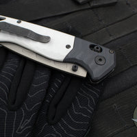 Benchmade PSK- Axis Lock Folder- Storm Gray Grivory Handle- Tempest Gray Grivory Bolster- Gray Elmax Blade 593GY-02