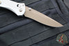 Benchmade Seven Ten Axis Lock Folder- Gray Aluminum Handle- FDE PVD Finished Blade 710FE-24