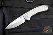 Benchmade Narrows- Drop Point- Axis lock folder- Titanium Handle- Satin Blade 748