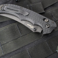 Benchmade Mini Bedlam- Axis Lock Folder- Black G-10 Handle- Black Finished CPM S90V Part Serrated Edge Blade 865SBK