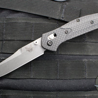 Benchmade Osbourne Axis Lock Folder- Reverse Tanto- Carbon Fiber Handle- Stonewash Blade 940-1