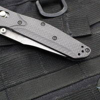 Benchmade Osbourne Axis Lock Folder- Reverse Tanto- Carbon Fiber Handle- Stonewash Blade 940-1