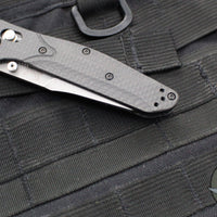 Benchmade Osbourne Axis Lock Folder- Reverse Tanto- Carbon Fiber Handle- Stonewash Blade 940-1