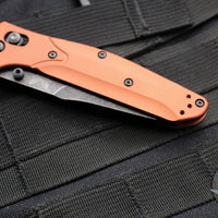 Benchmade Osbourne- Folder- Reverse Tanto- Burnt Copper Finished Aluminum Handle- Black Stonewash Finished Magnacut Blade- 940BK-03