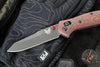 Benchmade Osbourne Reverse Tanto- Special Release- Lava Flow Fat Carbon Handle- Battlewashed DLC Blade- Axis lock folder 940BK-2502