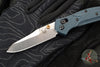 Benchmade Mini Osbourne- Reverse Tanto- Blue Denim Micarta Handle- Stonewash M390 Blade 945-04