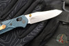Benchmade Mini Osbourne- Reverse Tanto- Blue Denim Micarta Handle- Stonewash M390 Blade 945-04