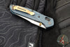 Benchmade Mini Osbourne- Reverse Tanto- Blue Denim Micarta Handle- Stonewash M390 Blade 945-04