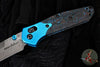 Benchmade Gold Class- Mini Osbourne- Reverse Tanto- Artic Storm Fat Carbon Fiber Scale- Damasteel Blade SN2838