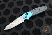Benchmade Gold Class- Mini Osbourne- Reverse Tanto- Artic Storm Fat Carbon Fiber Scale- Damasteel Blade SN2652