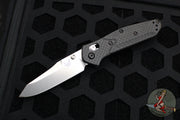 Benchmade Mini Osbourne- Reverse Tanto- Carbon Fiber Handle- Satin S90V Blade 945-2