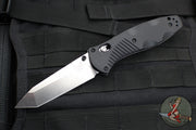 Benchmade Barrage- Axis-assisted--Tanto Edge- Black Body- Satin Blade 583