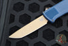 Benchmade Shootout OTF Auto Knife- Tanto Edge- Crater Blue Handle- Flat Earth PVD Finished Plain Edge 5370FE-01