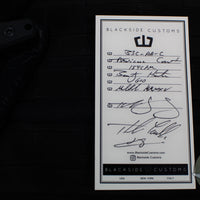 Blackside Customs Americana- Covert- Reverse Tanto Edge- Bounty Hunter Blade Finish- Black G-10 Scales  BSC-AMCO-BOUNTY-BLKG10