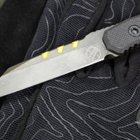 Blackside Customs Americana- Covert- Reverse Tanto Edge- Bounty Hunter Blade Finish- Black G-10 Scales  BSC-AMCO-BOUNTY-BLKG10