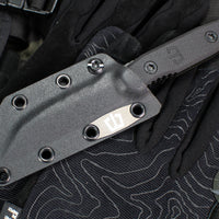 Blackside Customs Americana- Covert- Reverse Tanto Edge- Bounty Hunter Blade Finish- Black G-10 Scales  BSC-AMCO-BOUNTY-BLKG10