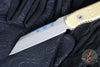 Blackside Customs Americana- Covert- Reverse Tanto Edge- Beskar Blade Finish- Brass Scales BSC-AMCO-BESKAR-BRASS