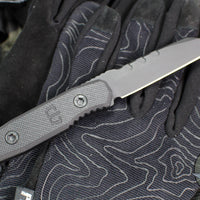 Blackside Customs Americana- Covert- Reverse Tanto Edge- Black Blade Finish- Black G-10 Scales- Black HW BSC-AMCO-BLK-BLKG10