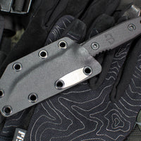 Blackside Customs Americana- Covert- Reverse Tanto Edge- Black Blade Finish- Black G-10 Scales- Black HW BSC-AMCO-BLK-BLKG10
