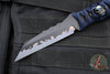 Blackside Customs Americana- Reverse Tanto Edge- Sumi Blade Finish- Cobalt Bastinelli Menuki- Bastinelli Cord Wrapped BSC-AM-SUMI-STAR-BAST