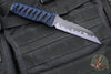 Blackside Customs Americana- Reverse Tanto Edge- Sumi Blade Finish- Cobalt Bastinelli Menuki- Bastinelli Cord Wrapped BSC-AM-SUMI-STAR-BAST